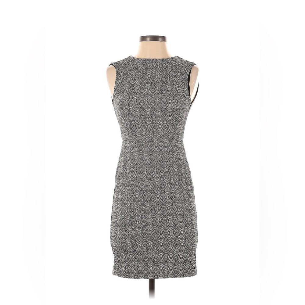 Banana republic 00P Gray Patterned Dress